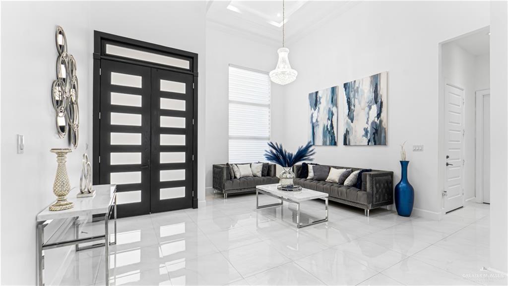 1505 Duke Street Mission, TX 78572 - Photo 4 of 39 a living room with furniture and white walls