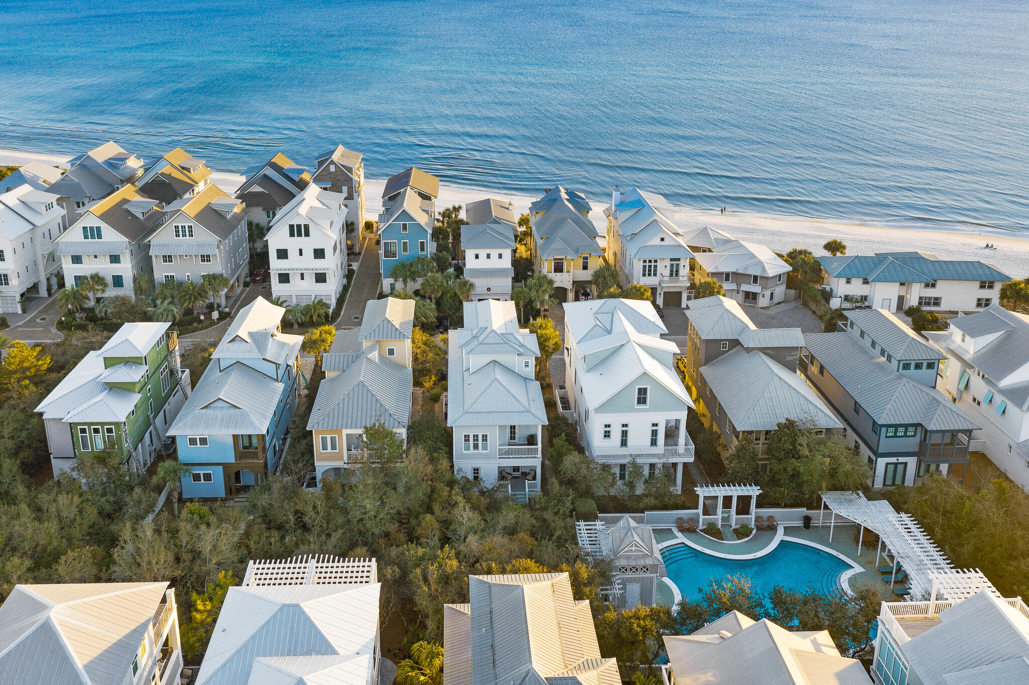 237 Winston Lane Inlet Beach, FL 32461 - Photo 54 of 62 an aerial view of a house with outdoor seating