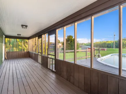 a view of a city from a balcony