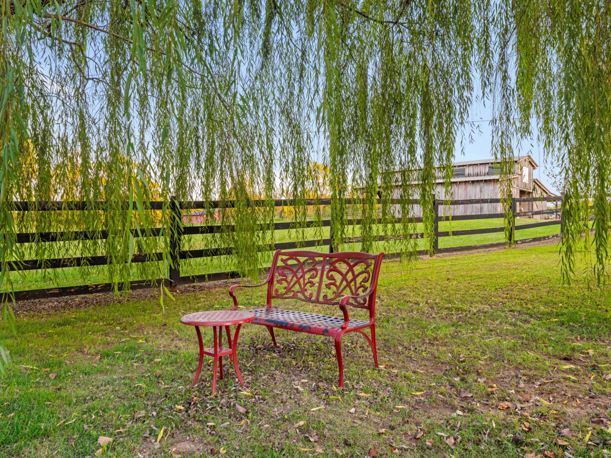 5439 Minnis Road Springfield, TN 37172 - Photo 34 of 43 a bench sitting in the middle of a park