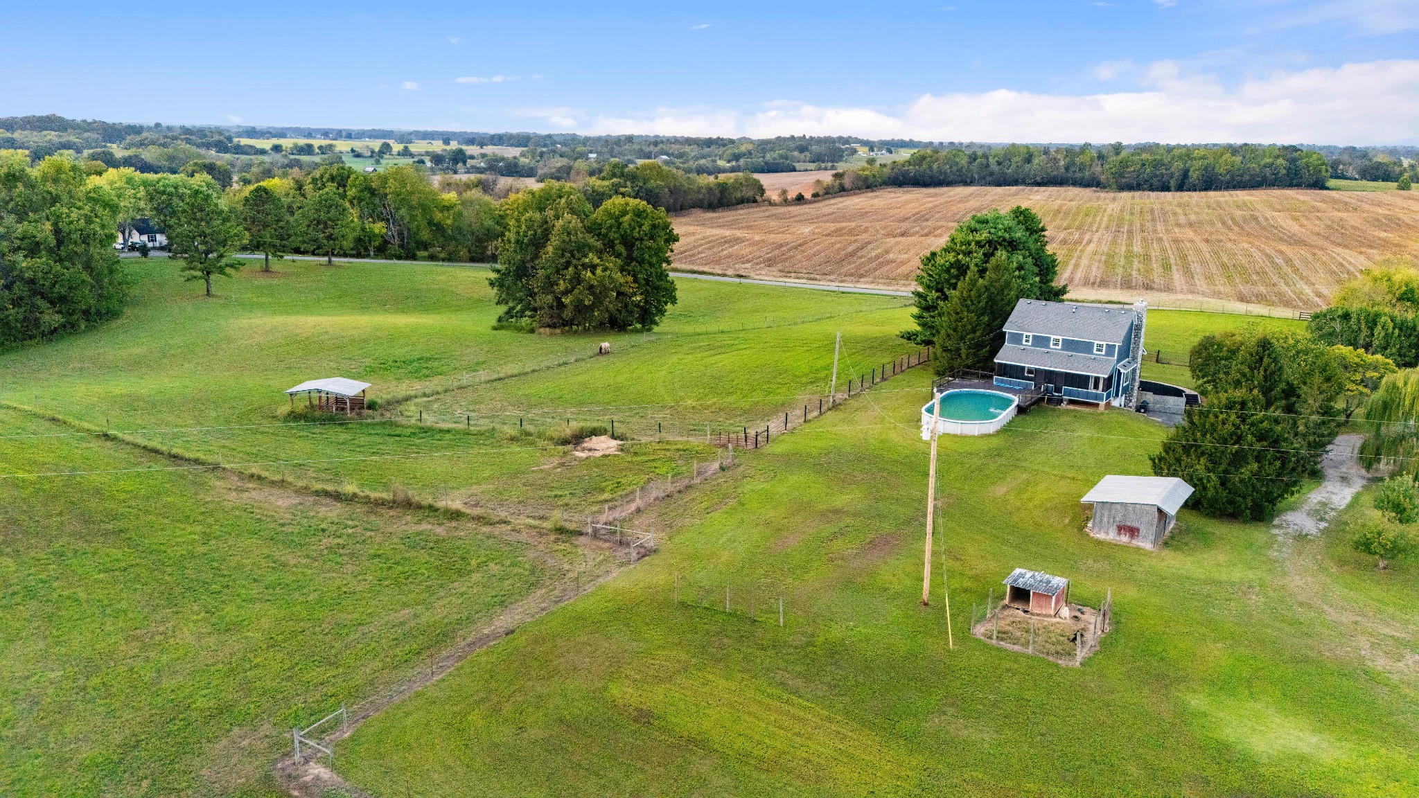5439 Minnis Road Springfield, TN 37172 - Photo 37 of 43 a view of a lake with a yard