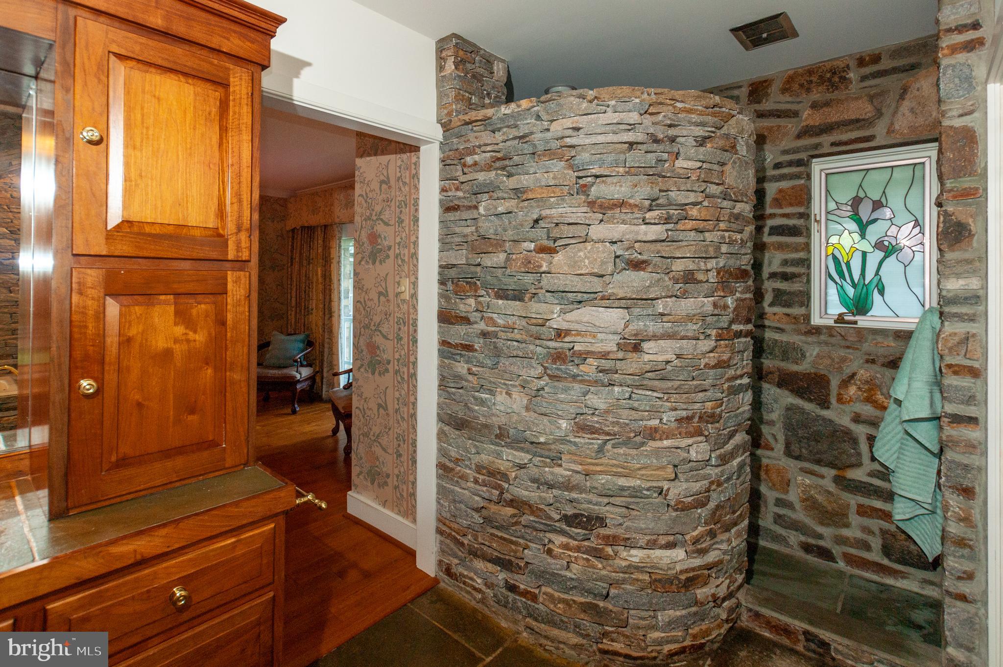 656 St Matthews Road Chester Springs, PA 19425 - Photo 46 of 66 Curved Stone Shower