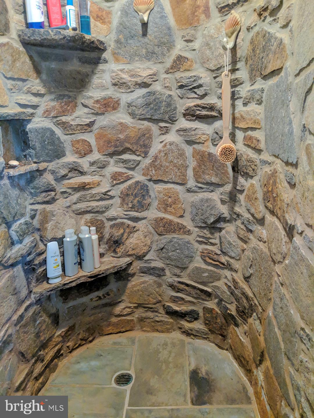 656 St Matthews Road Chester Springs, PA 19425 - Photo 47 of 66 Interior of Curved Stone Shower