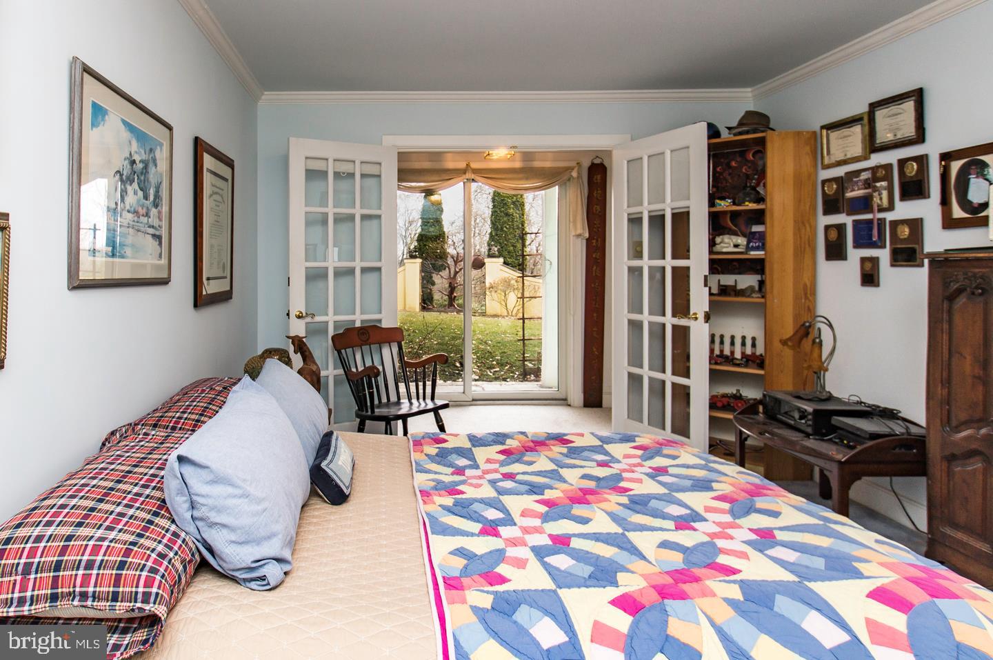 656 St Matthews Road Chester Springs, PA 19425 - Photo 60 of 66 Bedroom 3 with view of Courtyard