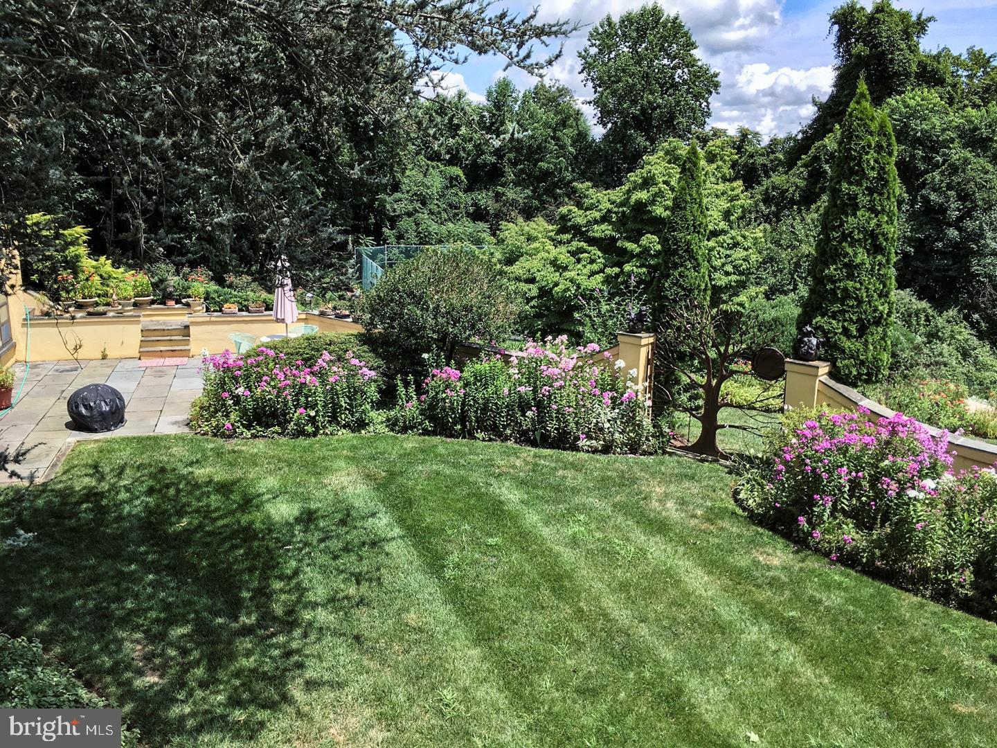 656 St Matthews Road Chester Springs, PA 19425 - Photo 6 of 66 Rear Courtyard - Lawn & Terrace