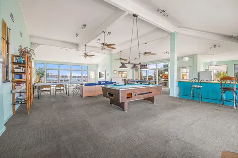 a view of a bike storage area