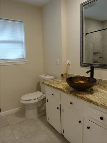 a view of a kitchen counter top space