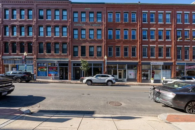 a picture of a bench in front of a door