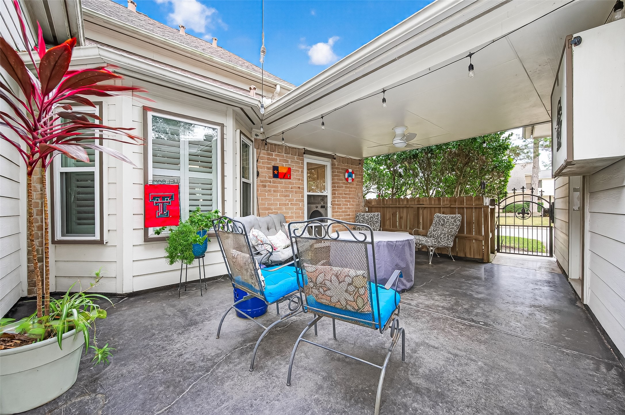 7310 Maidstone Lane Houston, TX 77095 - Photo 31 of 40 Another view of the covered patio.