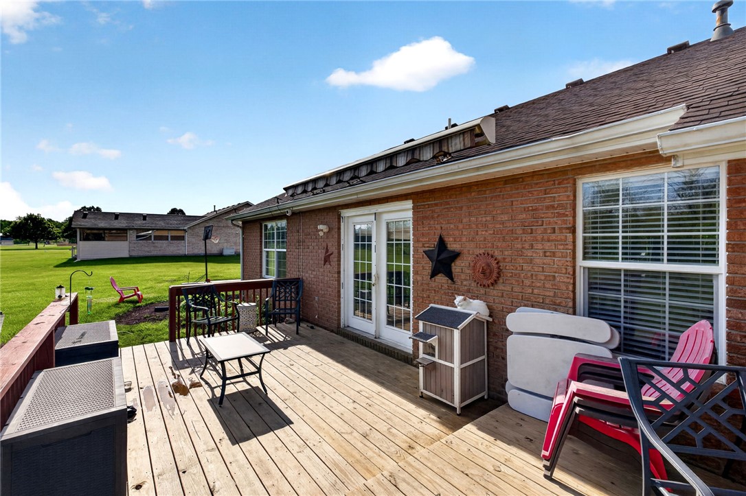 4996 Shannon Avenue Springfield, OH 45504 - Photo 51 of 61 This spacious deck offers a tranquil retreat with ample outdoor living space.