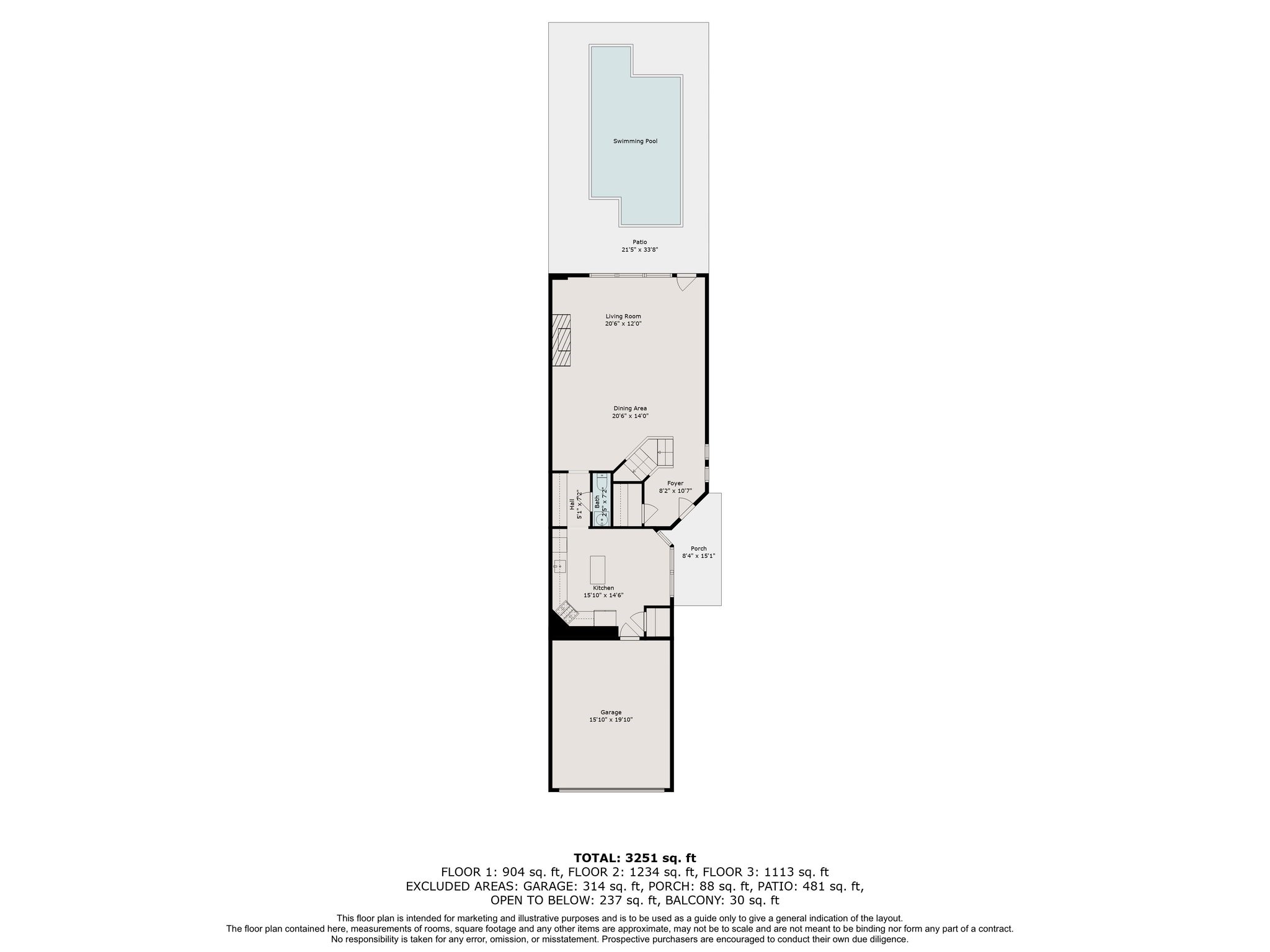 1202 Marconi Street Houston, TX 77019 - Photo 20 of 23 a picture of a room with a floor and mirror