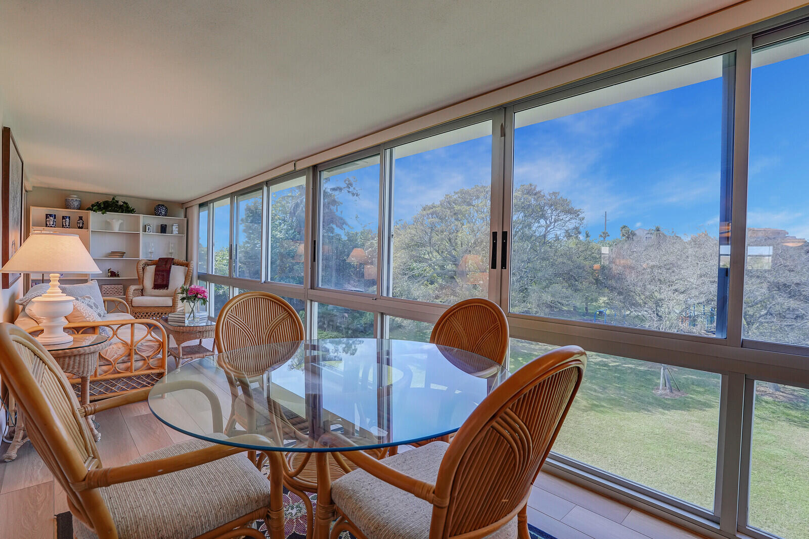 20 Celestial Way, Unit 314 Juno Beach, FL 33408 - Photo 11 of 35 a view of a city from a dining room with large windows