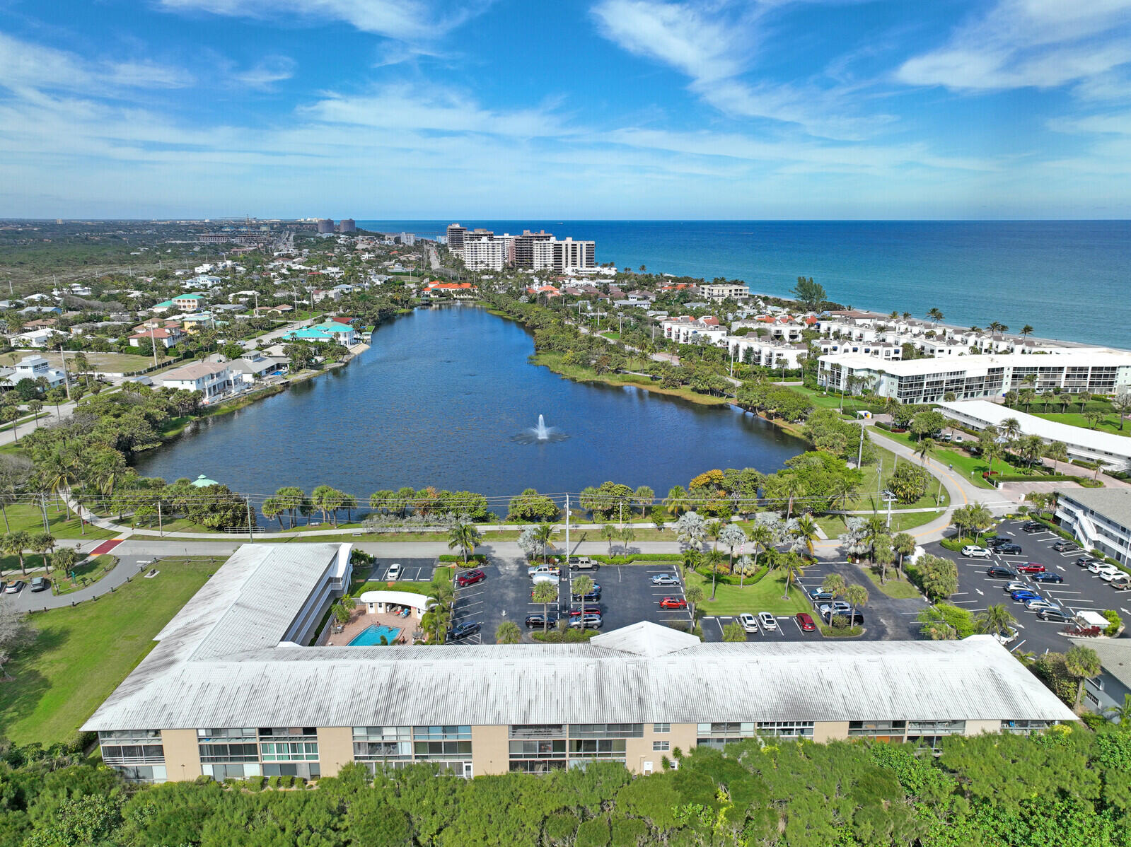 20 Celestial Way, Unit 314 Juno Beach, FL 33408 - Photo 28 of 35 an aerial view of a house with a garden