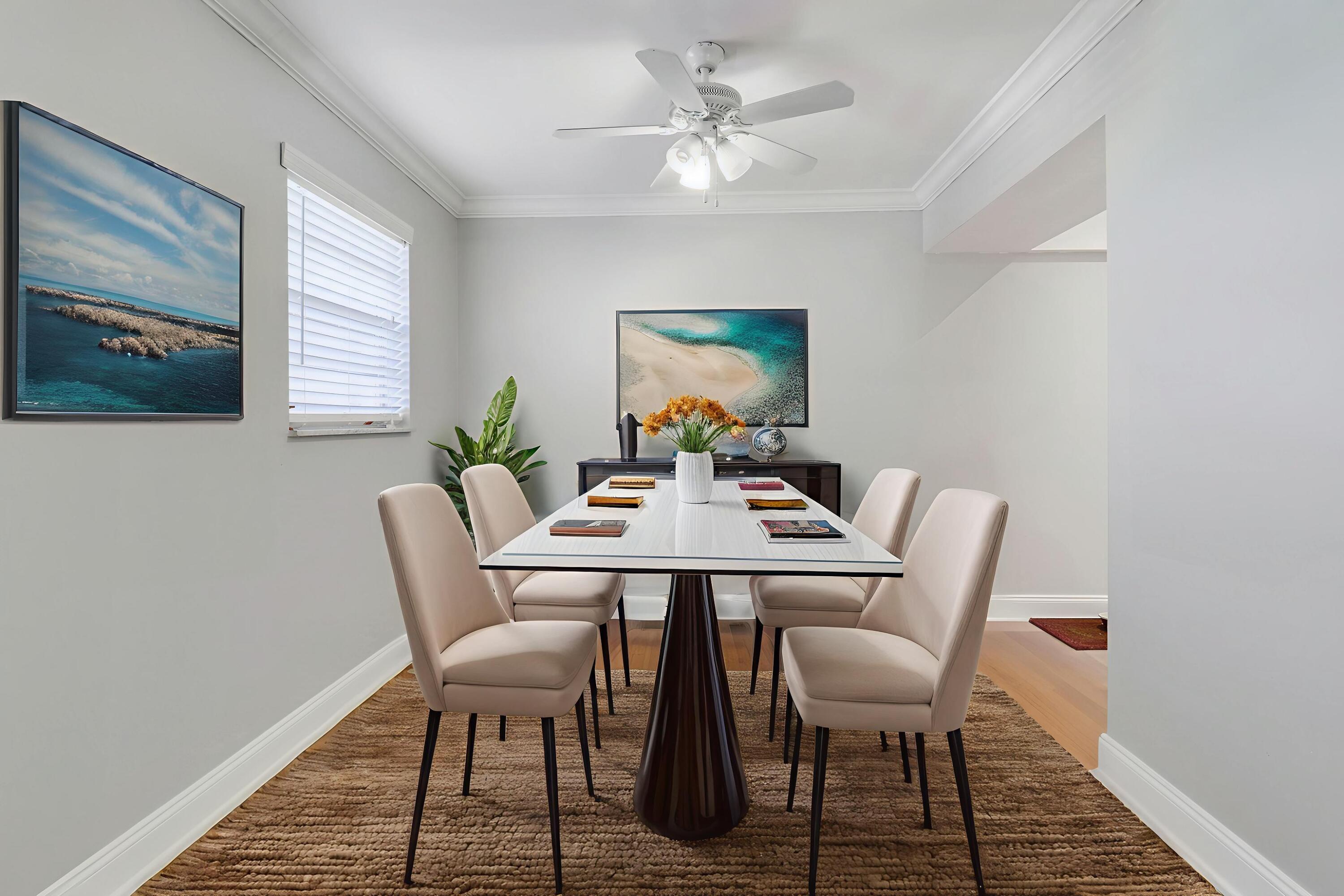 2600 South Kanner Highway, Unit Q8 Stuart, FL 34994 - Photo 11 of 52 a view of a dining room with furniture and window