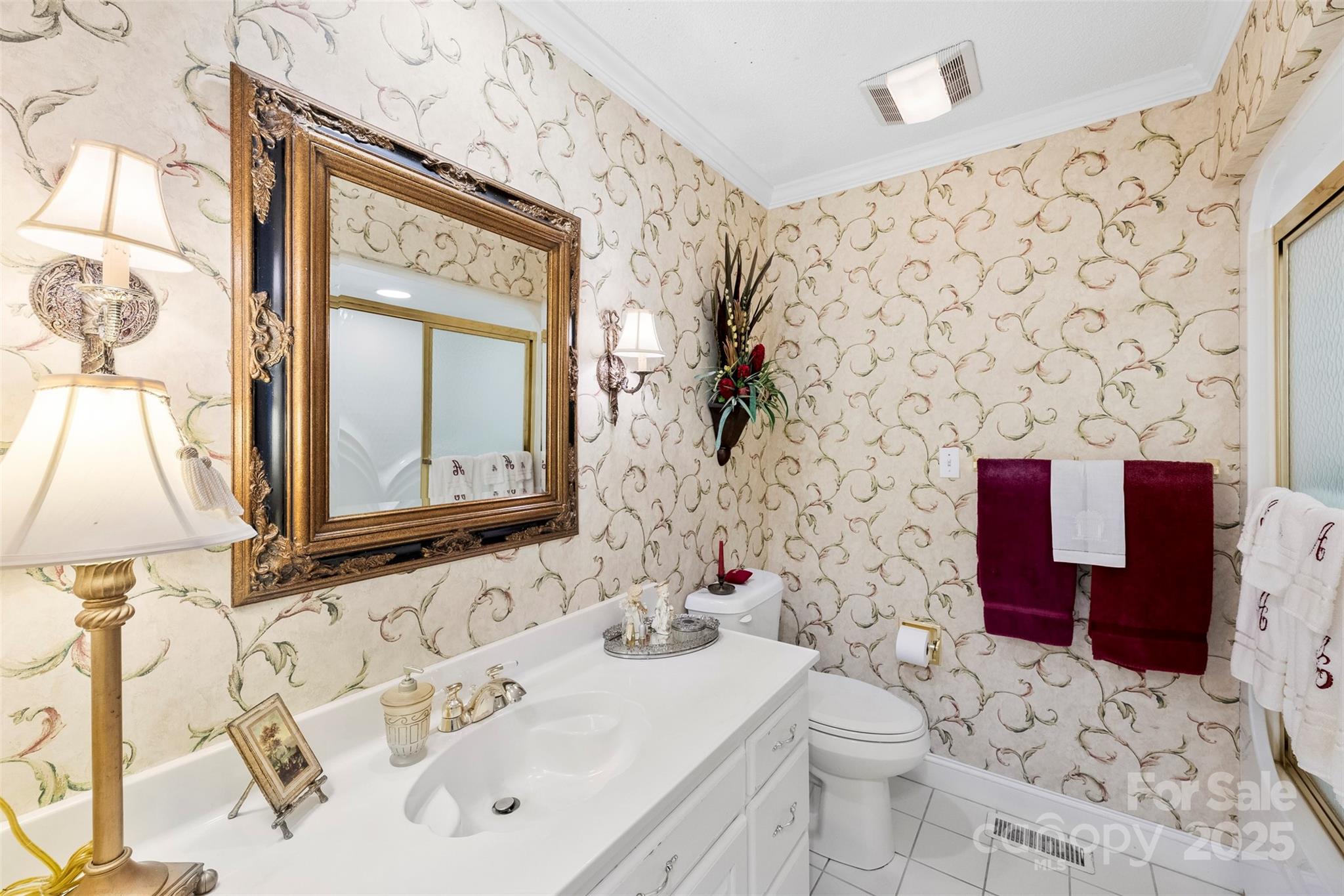 600 Queens Road Cherryville, NC 28021 - Photo 21 of 45 a bathroom with a sink and a mirror