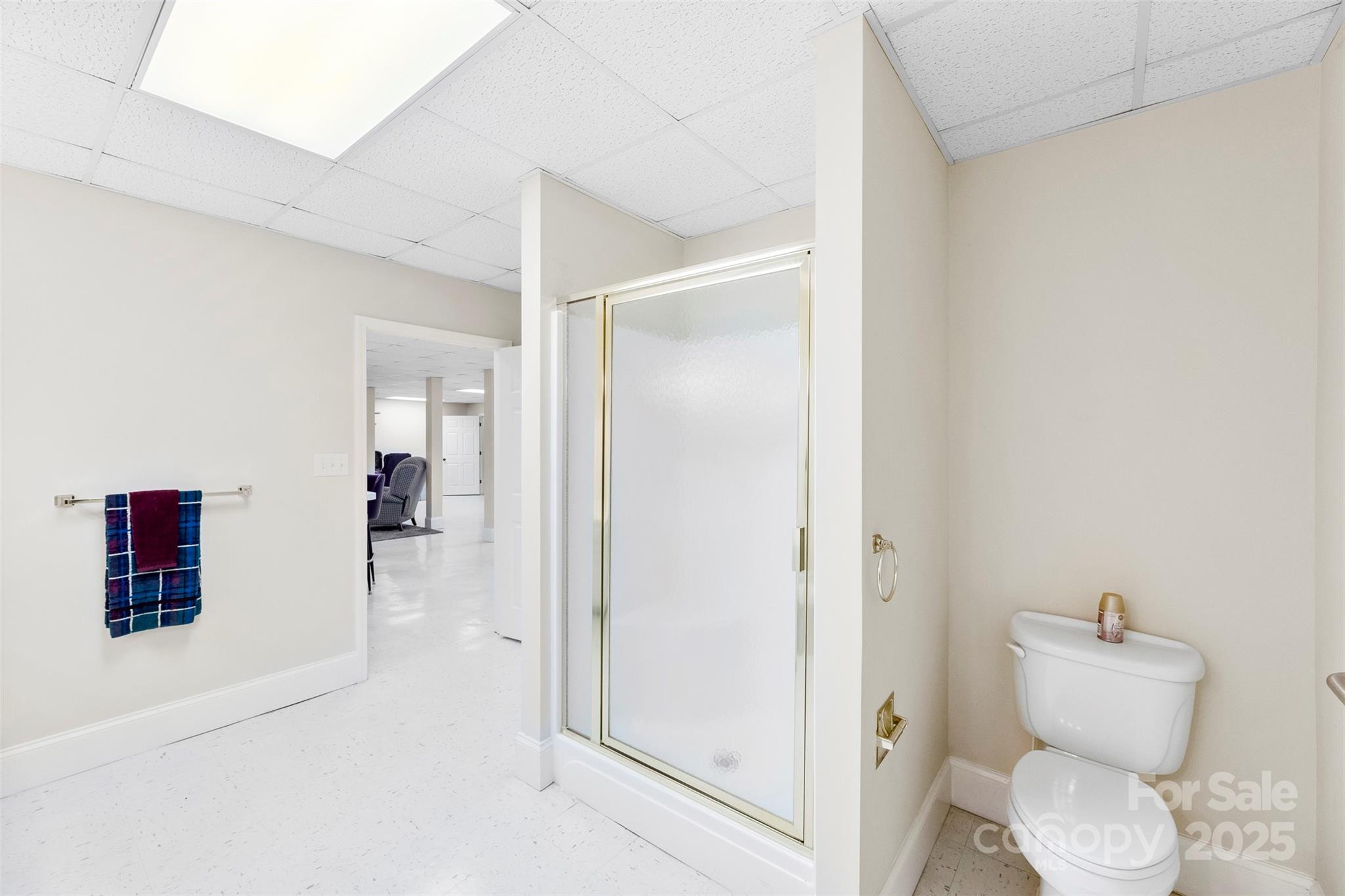 600 Queens Road Cherryville, NC 28021 - Photo 36 of 45 a bathroom with a toilet and a shower