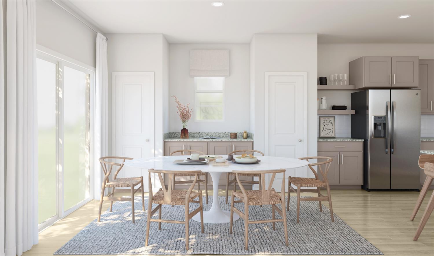 12250 Greenfinch Way Rancho Cordova, CA 95742 - Photo 7 of 17 a view of a dining room with furniture and a window