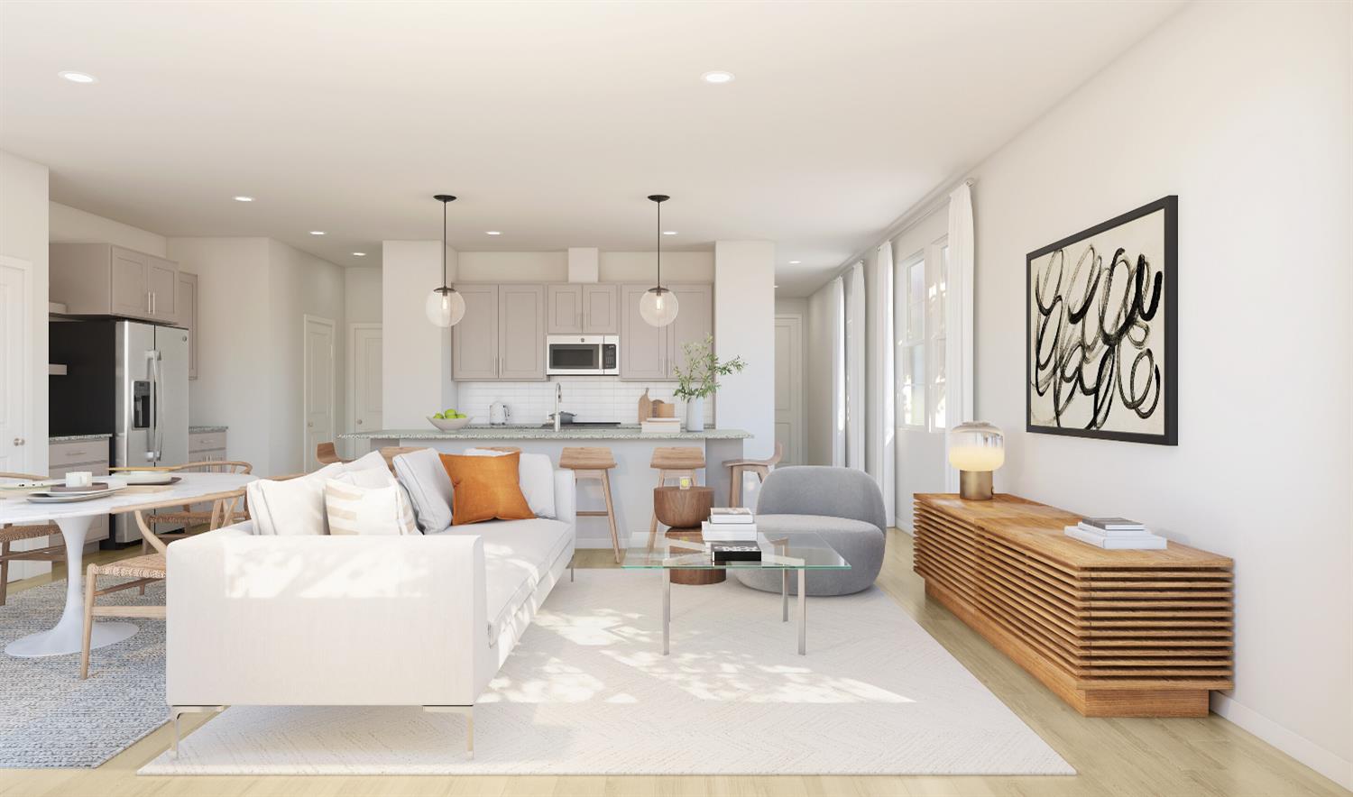 12250 Greenfinch Way Rancho Cordova, CA 95742 - Photo 10 of 17 a living room with furniture and a large window