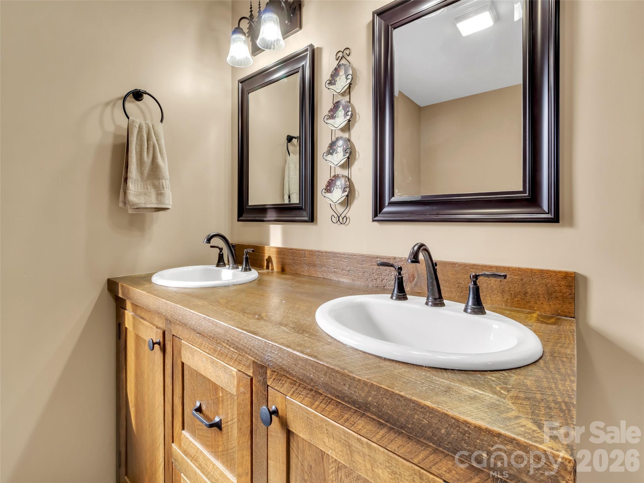 371 Falcon Ridge Drive Waynesville, NC 28786 - Photo 23 of 48 a bathroom with a sink and a mirror