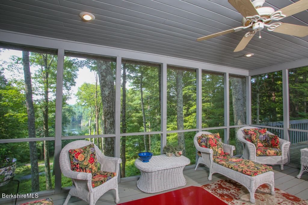 142 Main Road Monterey, MA 01230 - Photo 5 of 32 a outdoor living space with furniture and garden view