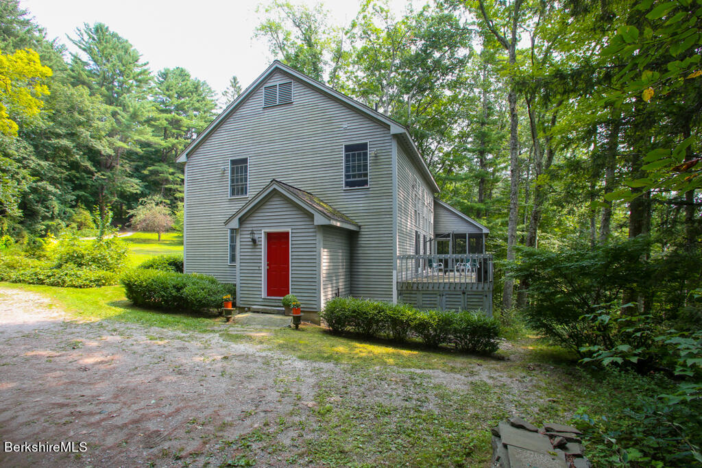 142 Main Road Monterey, MA 01230 - Photo 8 of 32 a front view of house with yard and green space