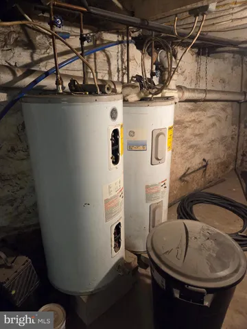 a close view of water heater