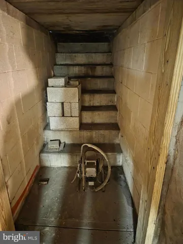 a view of storage and utility room