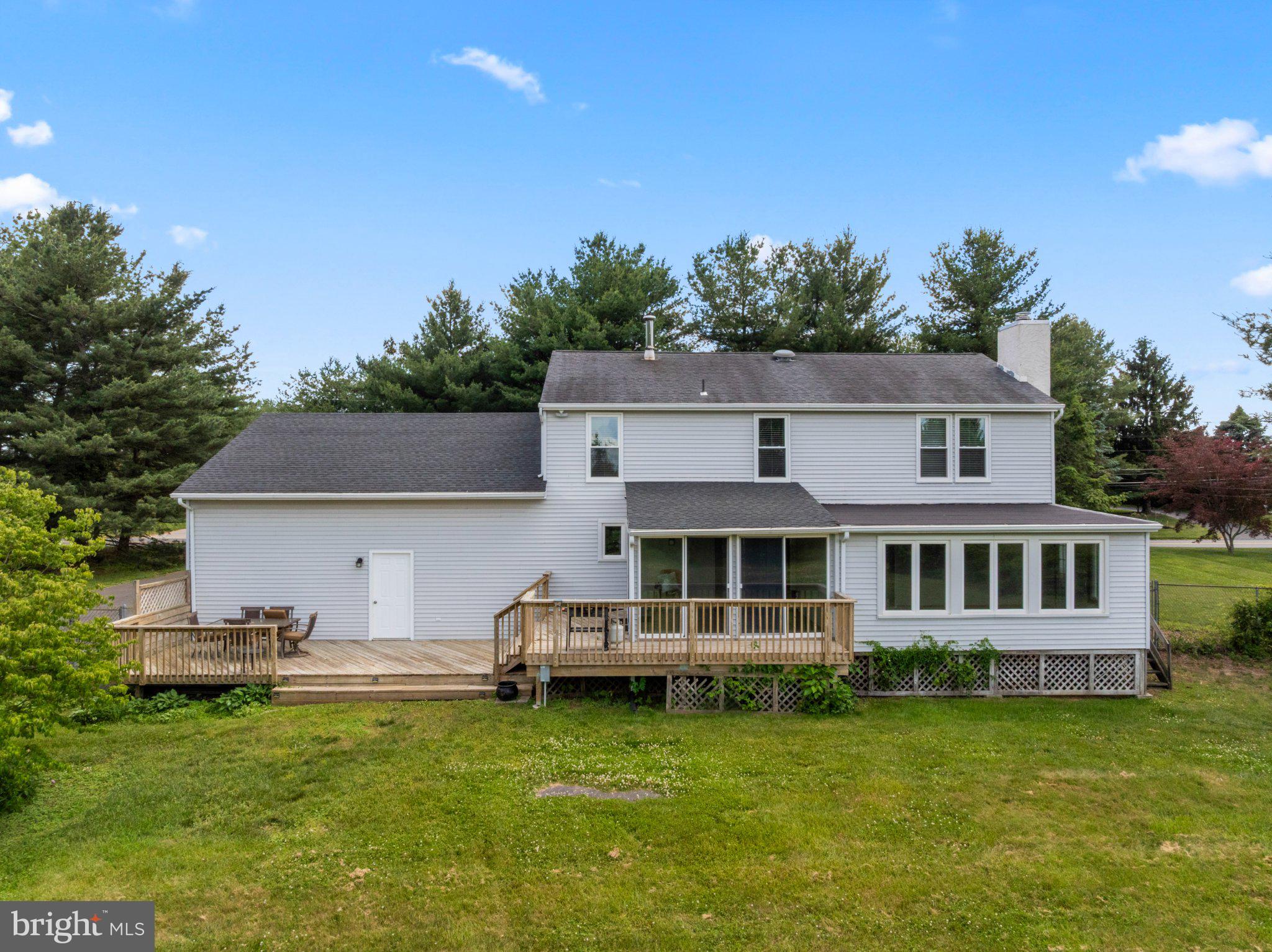 607 Chesterfield Arneytown Road Chesterfield, NJ 08515 - Photo 42 of 57 Charming home with spacious deck.