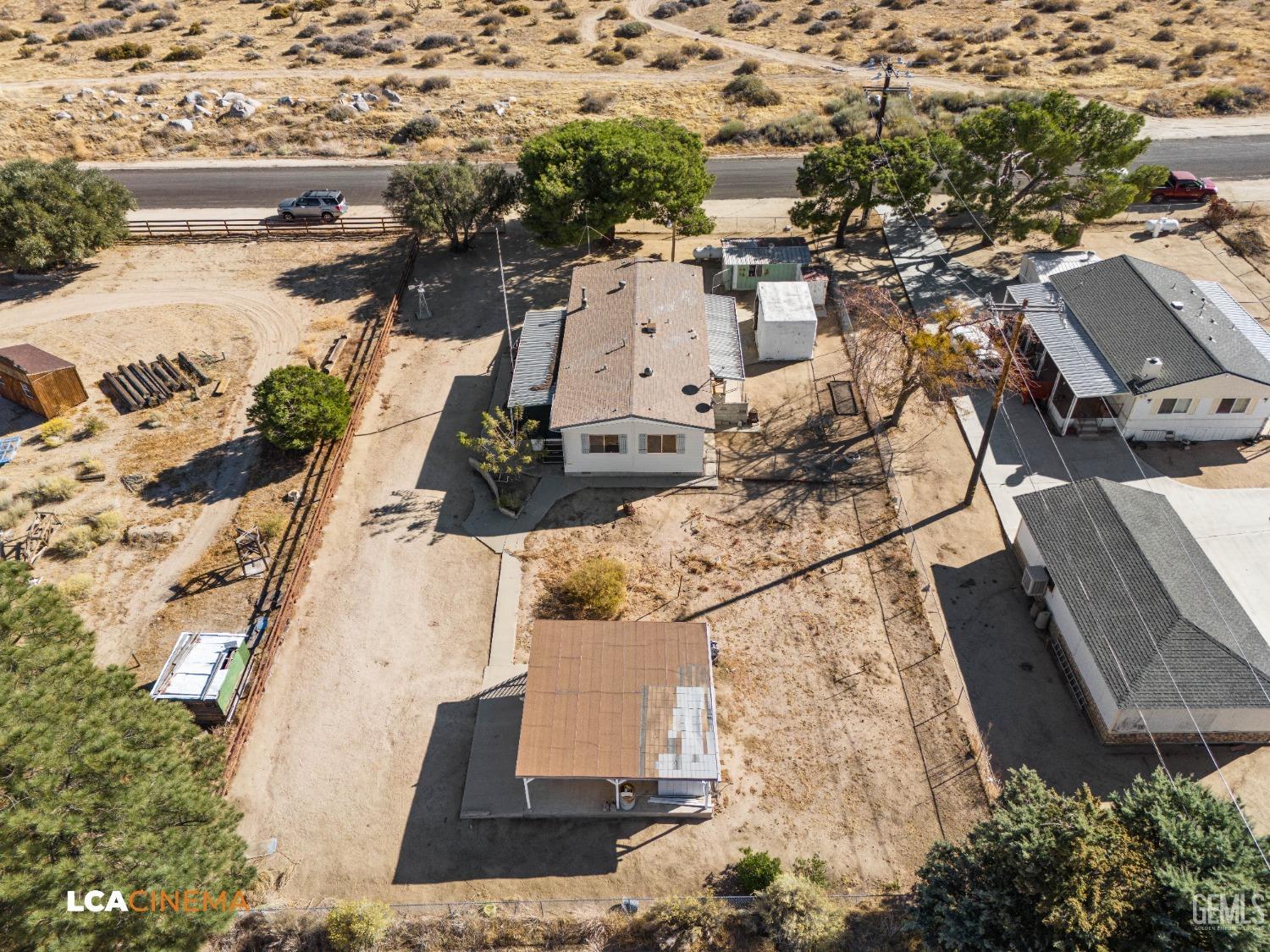 Undisclosed Address Onyx, CA 93255 - Photo 25 of 33 an aerial view of residential houses with outdoor space