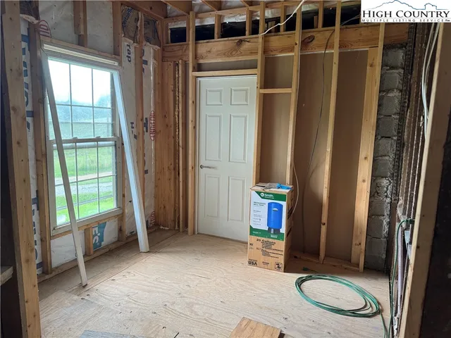 a room with a window