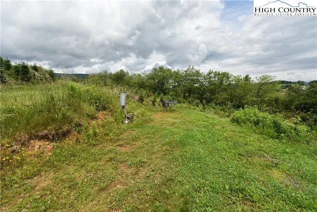 a front view of house with garden and trees