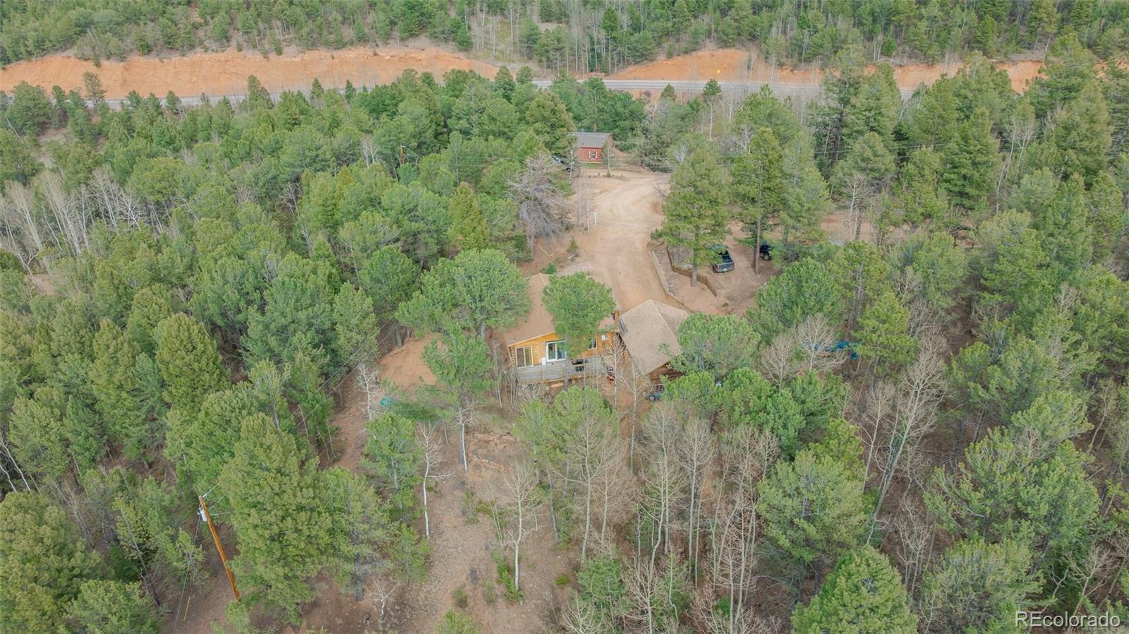 847 Timber Ridge Road Divide, CO 80814 - Photo 29 of 41 a view of a garden with a lake