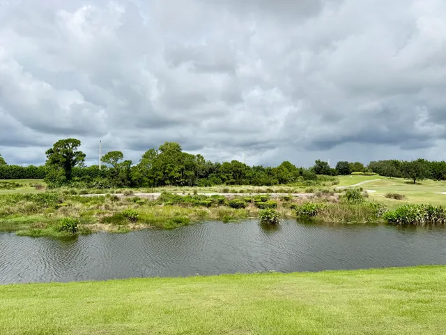 a view of lake and houses
