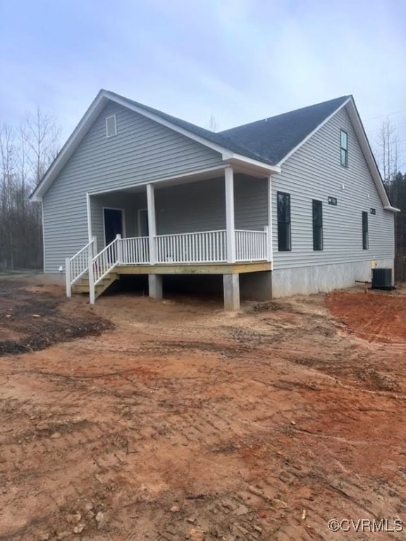 722 Columbia Road Columbia, VA 23038 - Photo 3 of 13 back of structure: covered rear porch