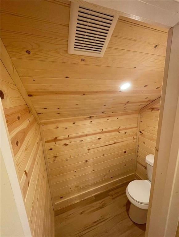 4729 Willie Robinson Road Gainesville, GA 30506 - Photo 13 of 18 a bathroom with a toilet and a shower