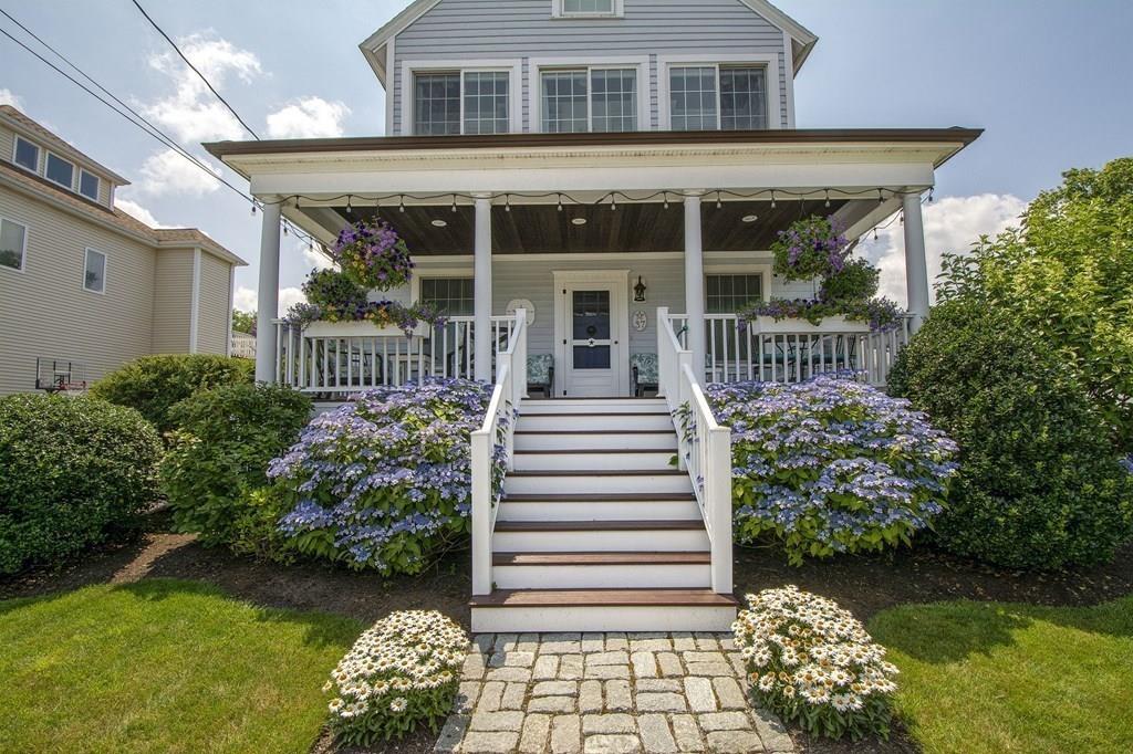 37 Damon Road Scituate, MA 02066 - Photo 37 of 39 a front view of a house with garden