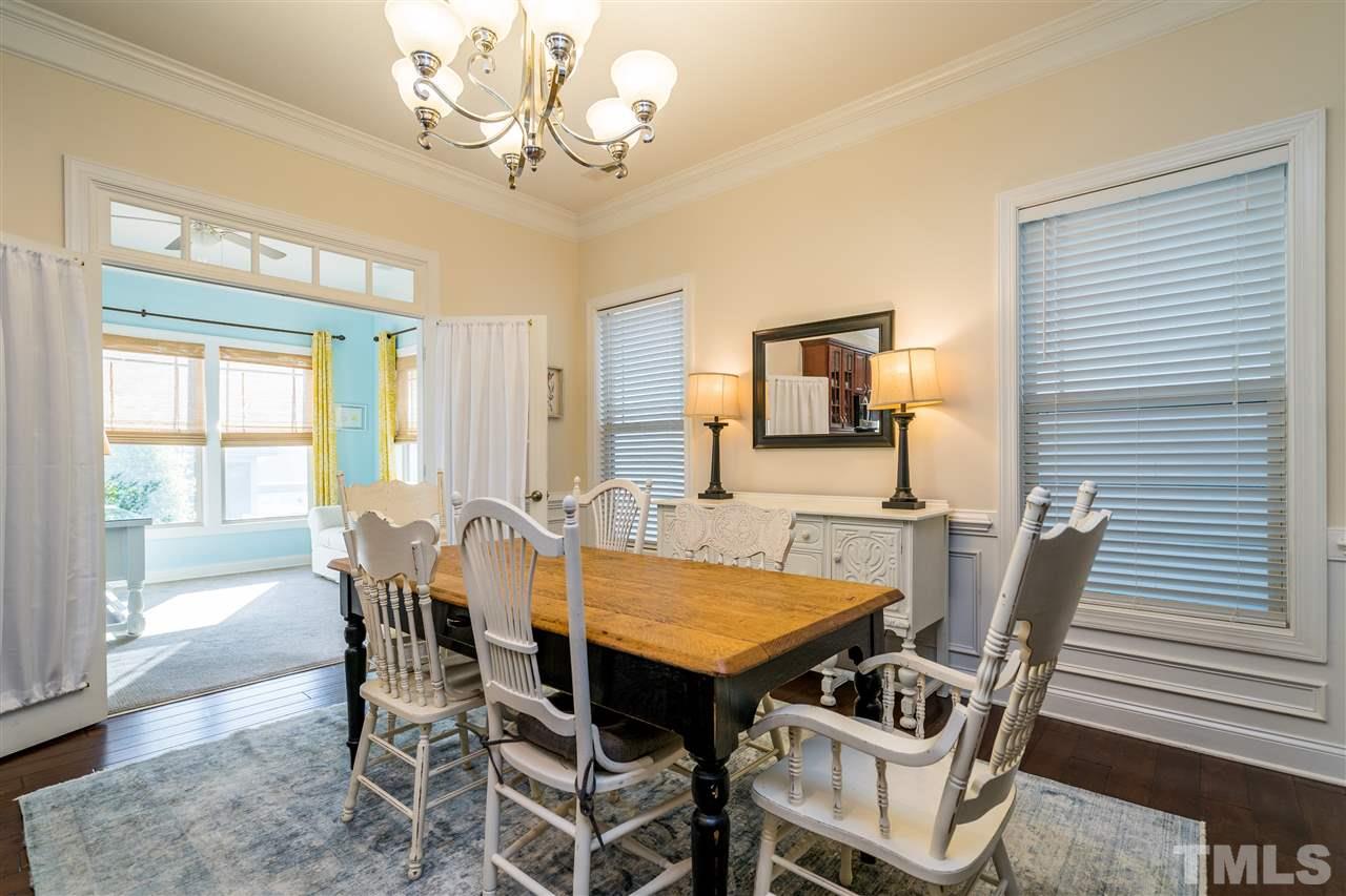 1528 Rodessa Run Raleigh, NC 27607 - Photo 12 of 30 Sought after dining space that is in the heart of the home---the middle of the kitchen/living room/sunroom.