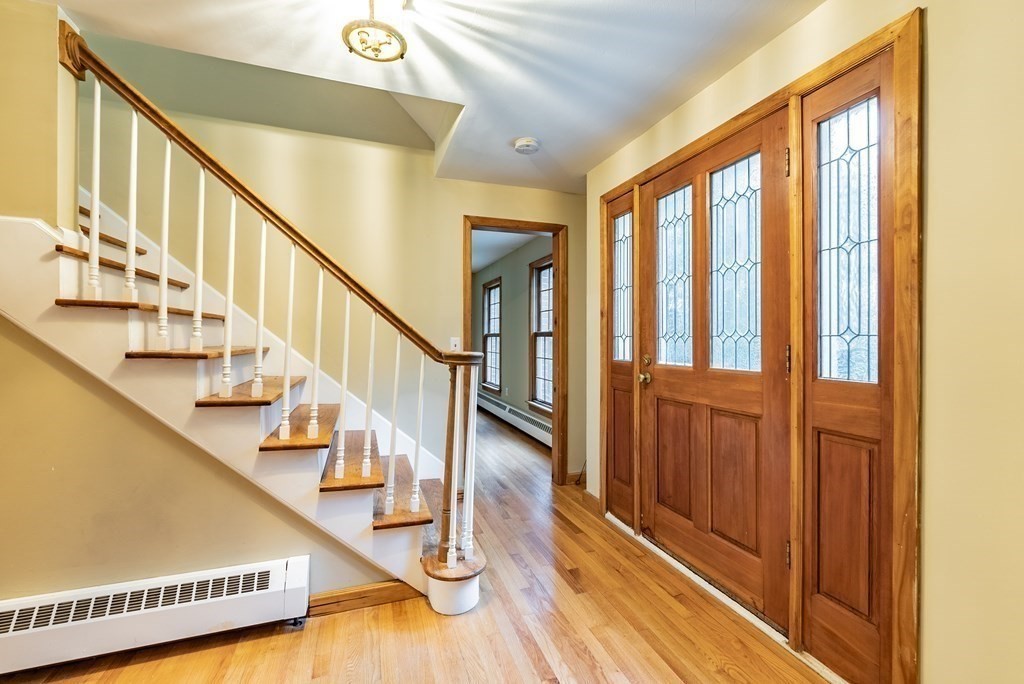 218 N Road Westhampton, MA 01027 - Photo 3 of 42 a view of staircase with wooden floor and stairs