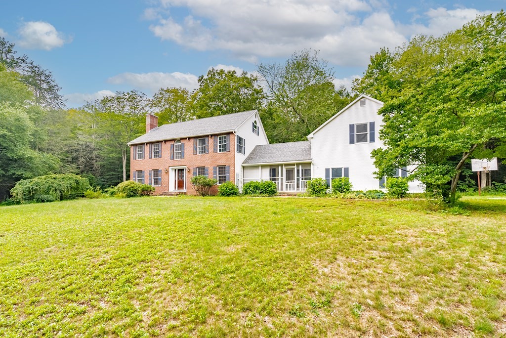 218 N Road Westhampton, MA 01027 - Photo 41 of 42 a view of a house with a big yard and large trees