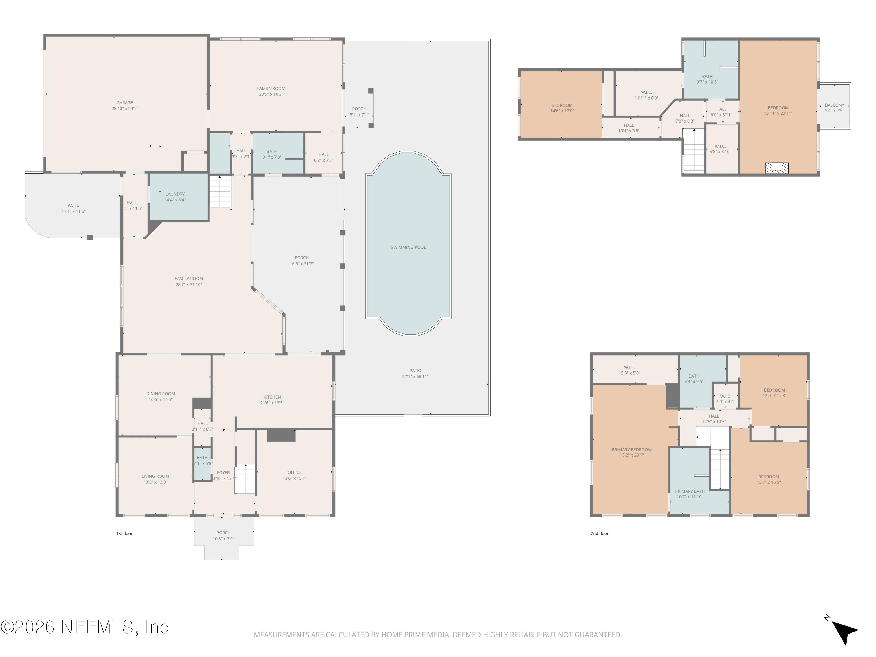 9505 Kuhn Road Jacksonville, FL 32257 - Photo 75 of 75 Floor Plan