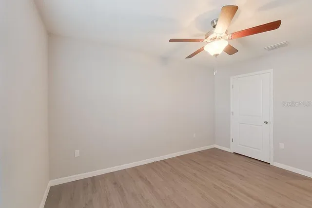 wooden floor in an empty room