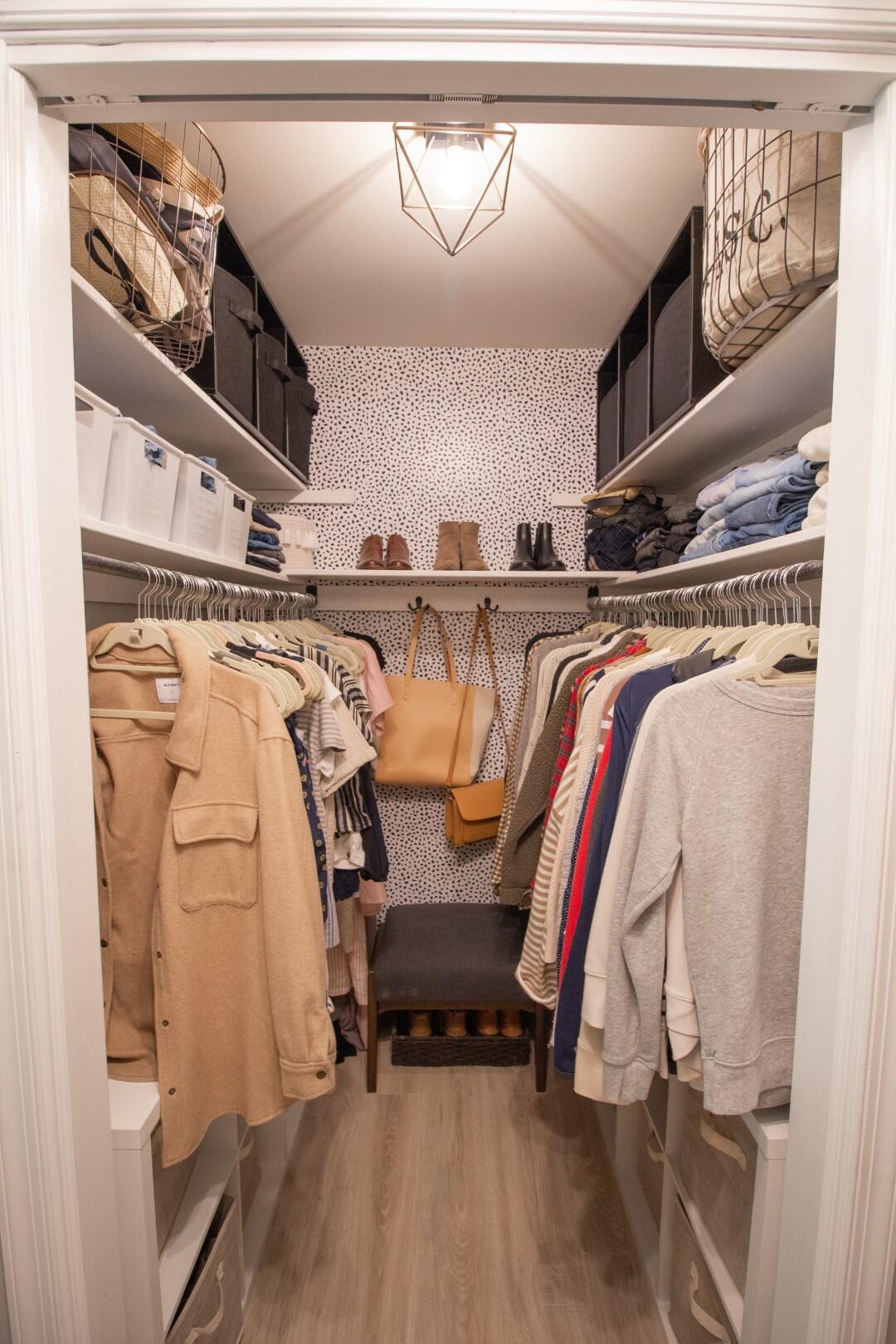 2420 Roaring Run Road Goode, VA 24556 - Photo 6 of 53 a view of walk in closet with clothes and shoes