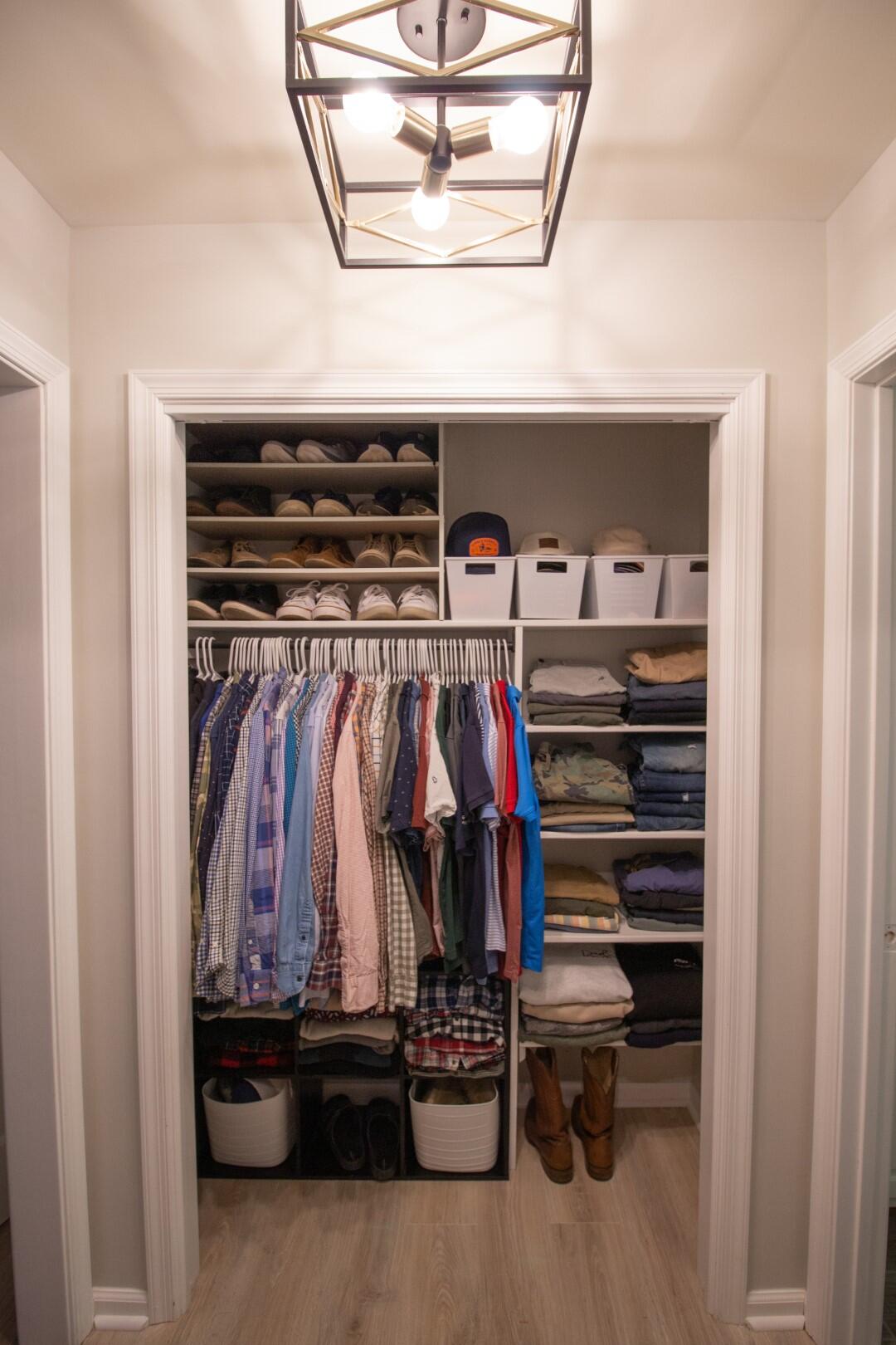 2420 Roaring Run Road Goode, VA 24556 - Photo 7 of 53 a view of walk in closet with clothes and shoes