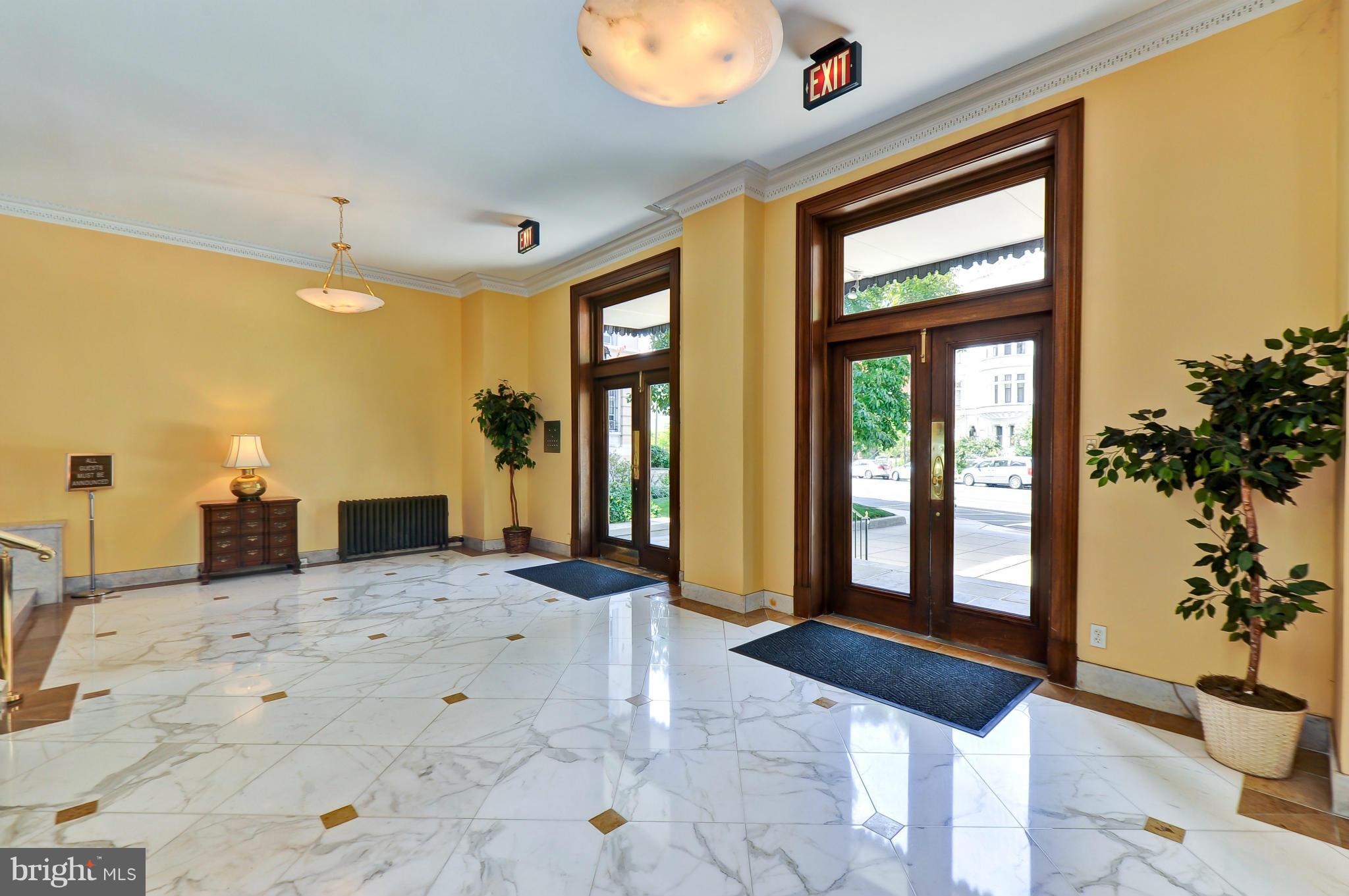 1954 Columbia Road Northwest, Unit 207 Washington, DC 20009 - Photo 6 of 25 Beautiful Lobby