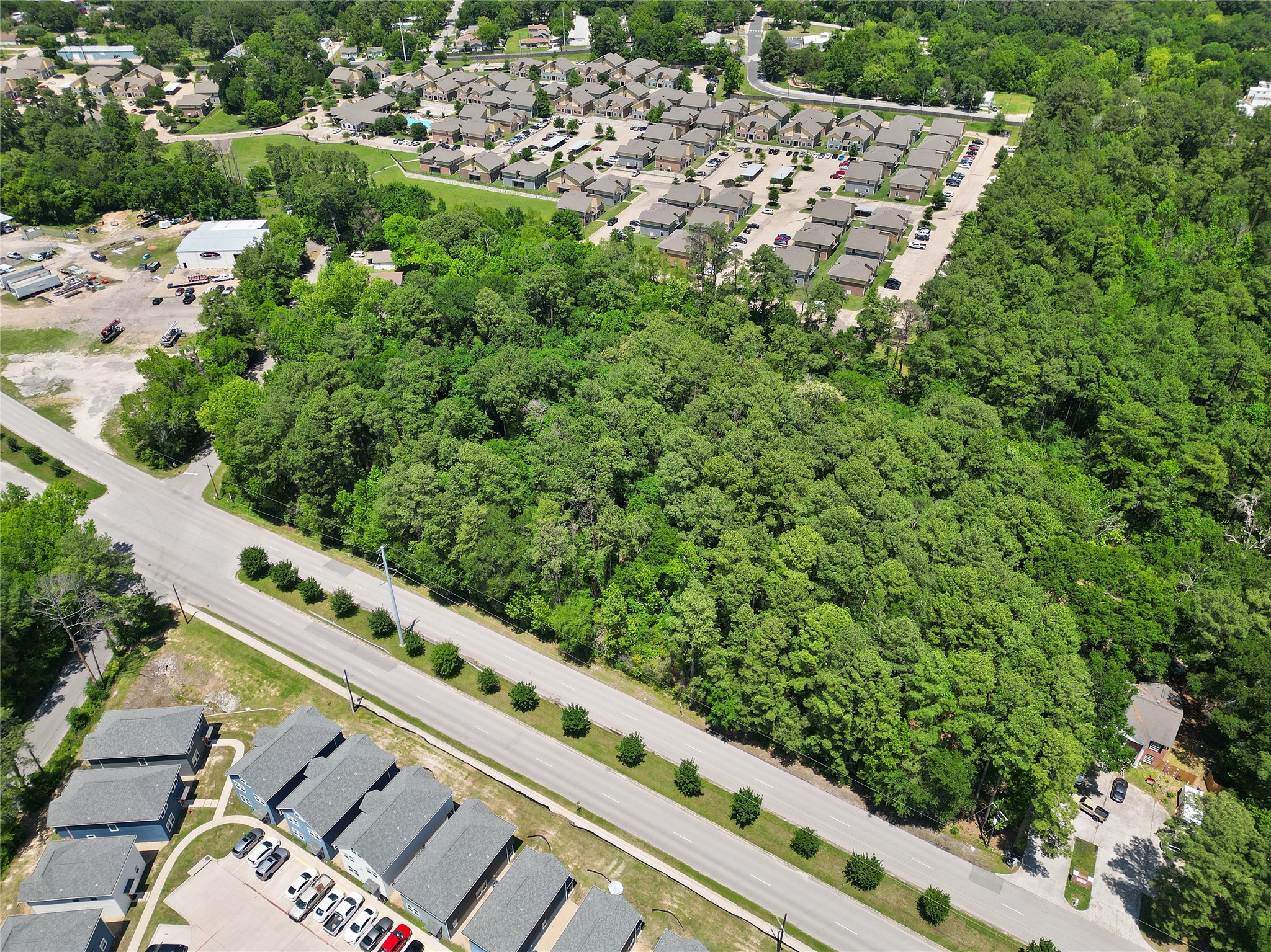 Tbd Tbd Bearkat Huntsville, TX 77340 - Photo 4 of 15 a view of a yard with a tall trees