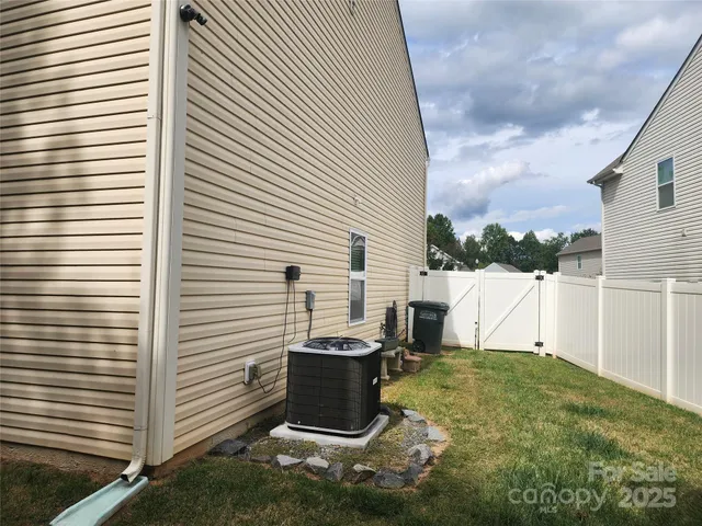a view of a backyard with flat screen tv