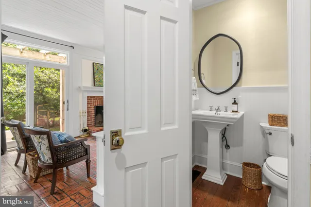 a kitchen with a stove and a washer dryer