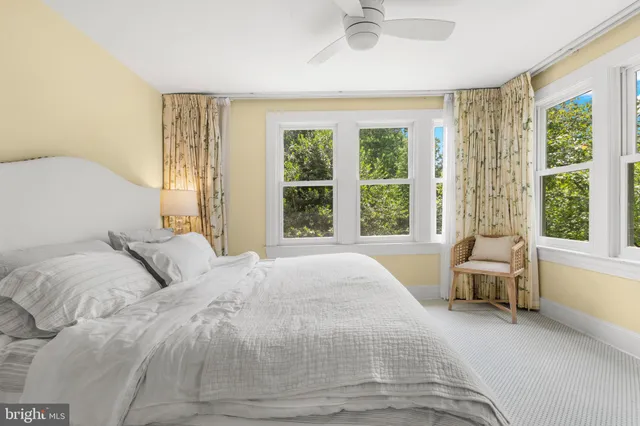 a workspace with furniture and wooden floor