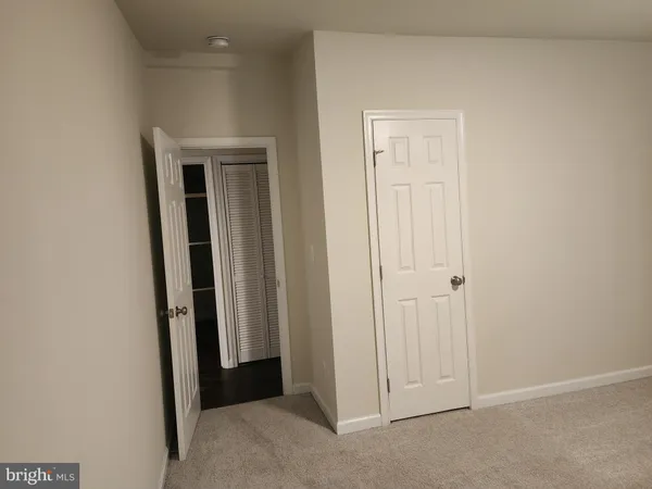 a close view of closet