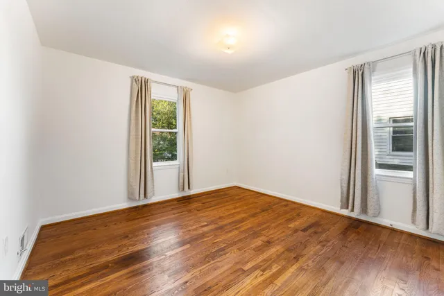wooden floor in an empty room